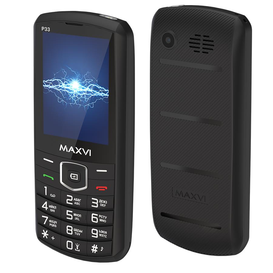 Изображение Мобильный телефон MAXVI P33,черный