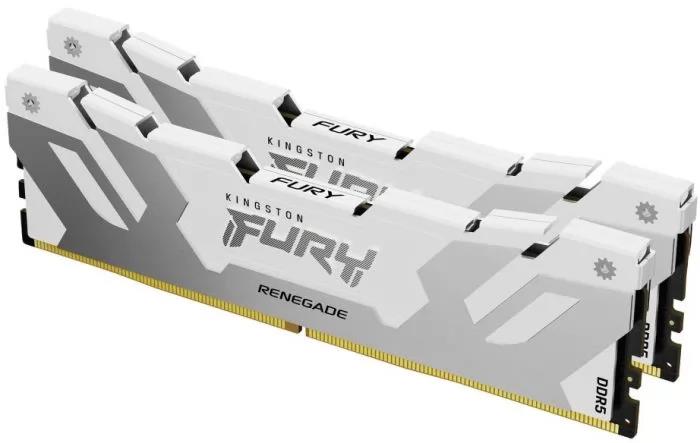 Изображение Оперативная память 2x16 GB DDR5 Kingston Fury Renegade White (60800 МБ/с, 7600 МГц, CL38)