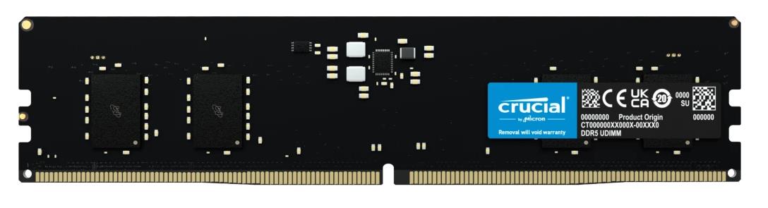 Изображение Оперативная память 8 GB DDR5 Crucial CT8G56C46U5 (44800 Мб/с, 5600 МГц, CL46)