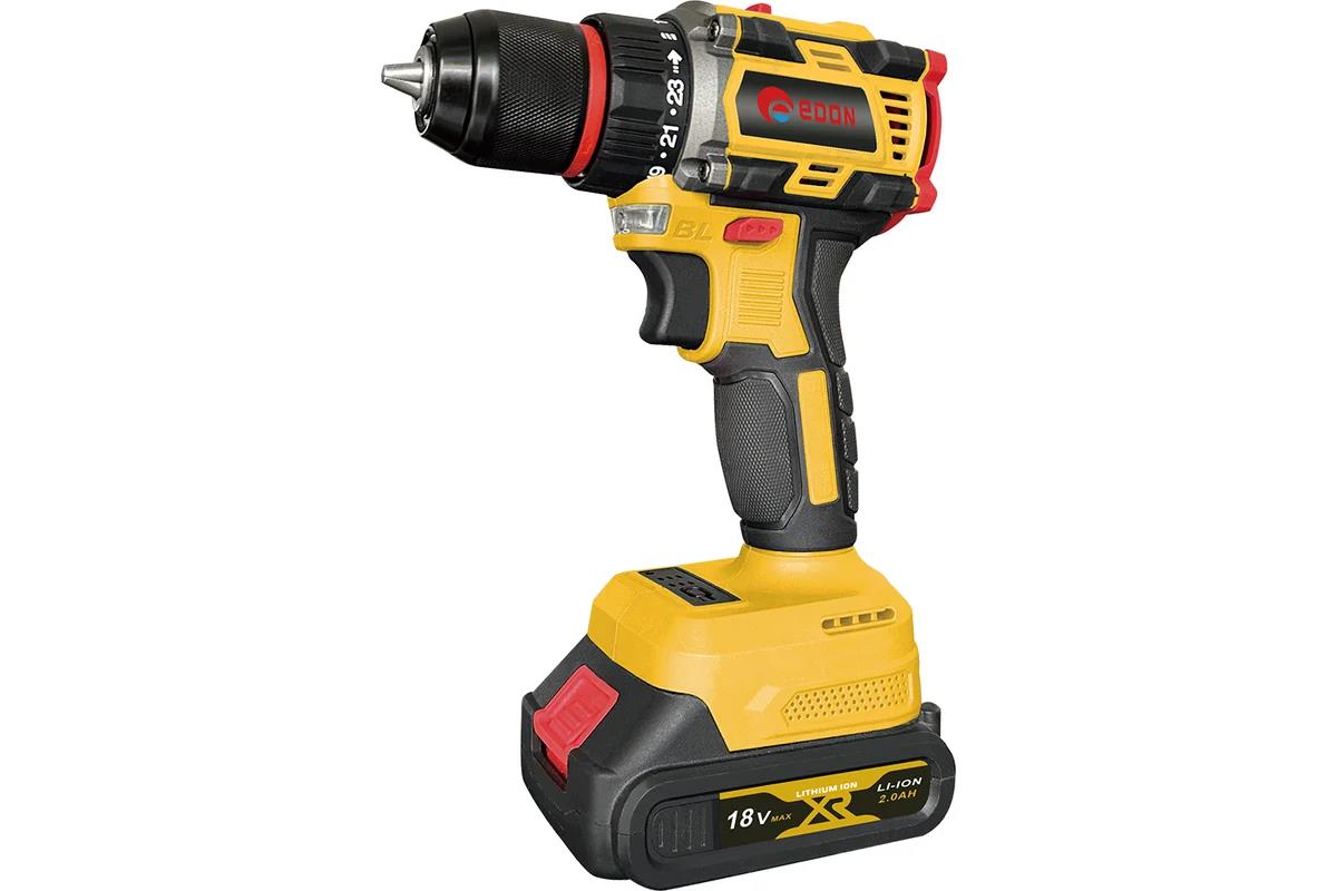Изображение Шуроповерт Edon AD-18BL (60 Н·м//Li-Ion/2 А.ч/18 В) (24893)