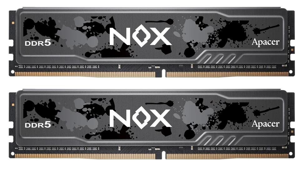 Изображение Оперативная память 2x32 GB DDR5 Apacer NOX Black (49600 Мб/с, 6200 МГц, CL40)