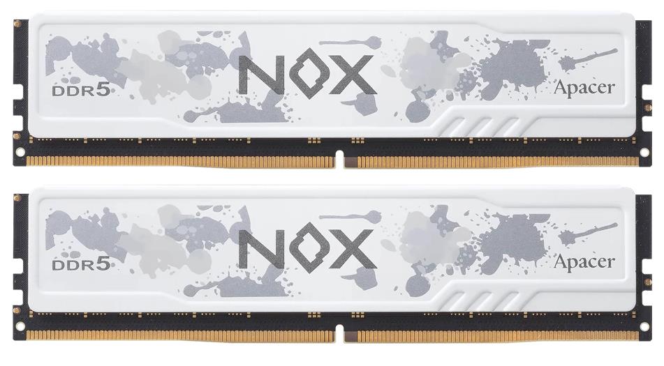 Изображение Оперативная память 2x16 GB DDR5 Apacer NOX White (54400 МБ/с, 6800 МГц, CL40)