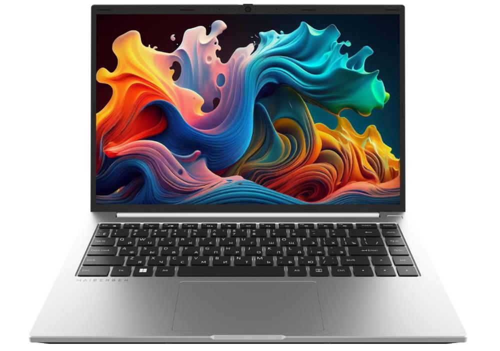 Изображение Ноутбук Maibenben S14B (AMD 6600H 3300 МГц/ SSD 512 ГБ  /RAM 8 ГБ/ 14.5" 3072x1920/VGA встроенная/ Linux) (S14B-R560UMBQSLSRE0)