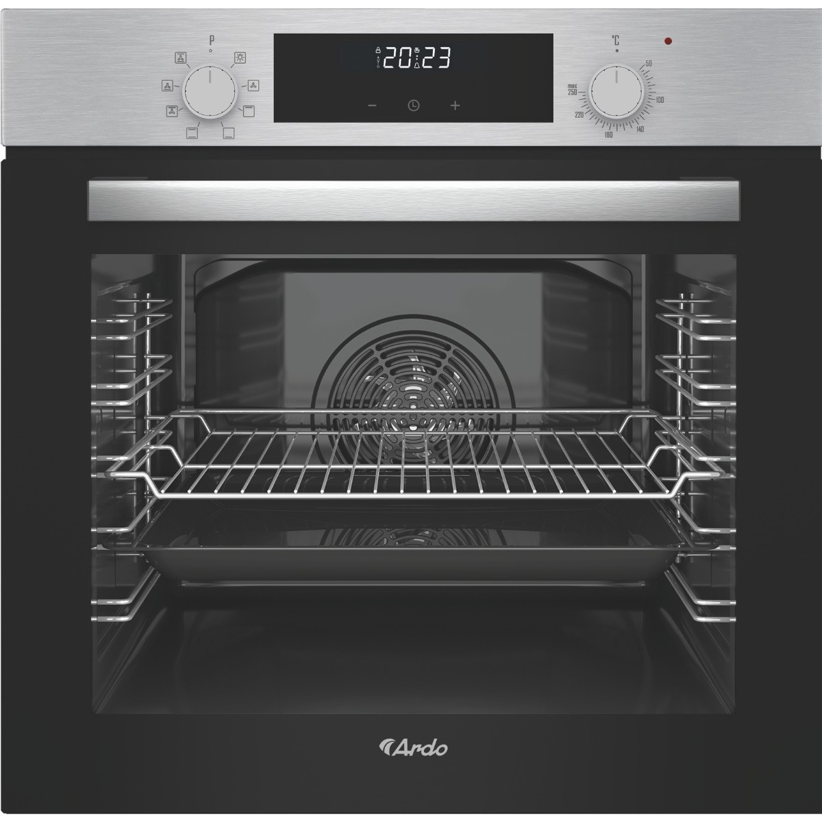 Изображение Духовой шкаф Ardo BO28EX2 (79 л , чёрный, нержавеющая сталь)