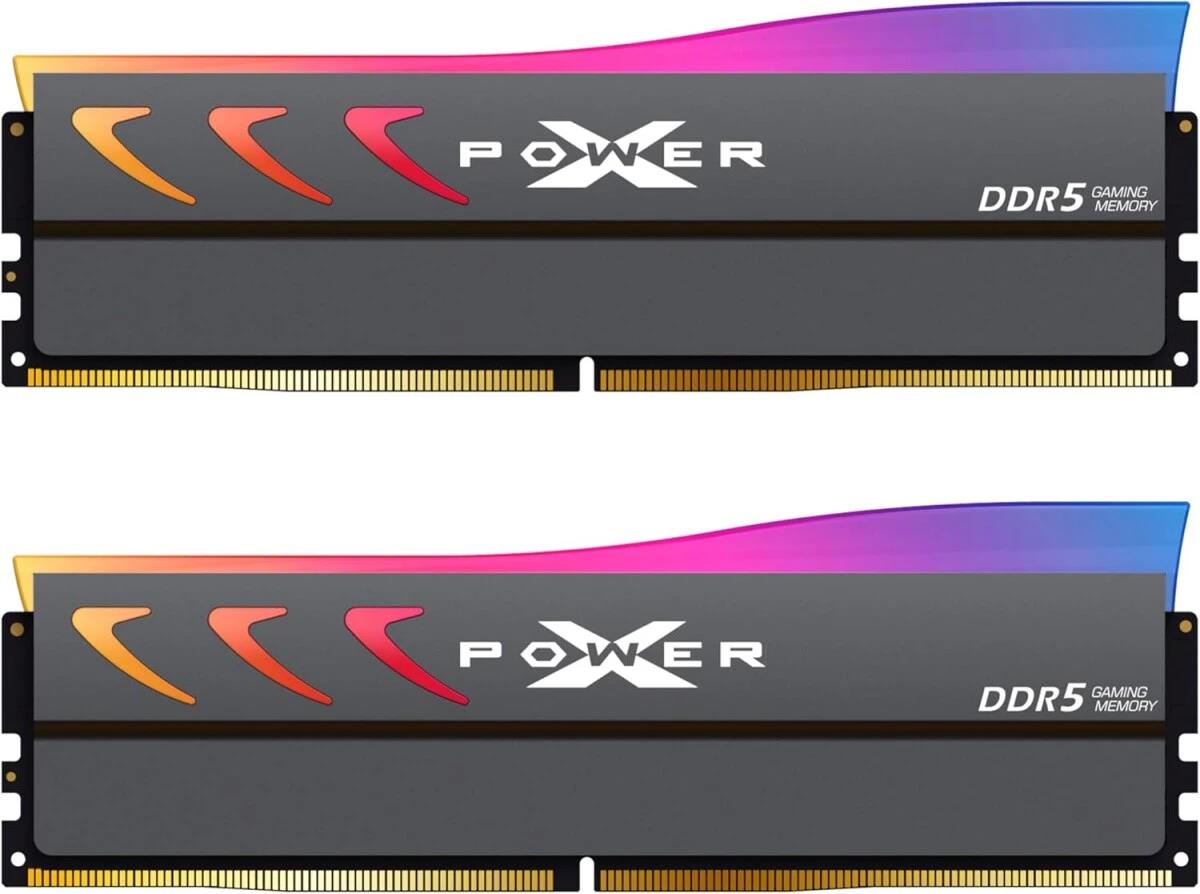 Изображение Оперативная память 2x32 GB DDR5 Silicon Power XPower Storm RGB (48000 Мб/с, 6000 МГц, CL30)